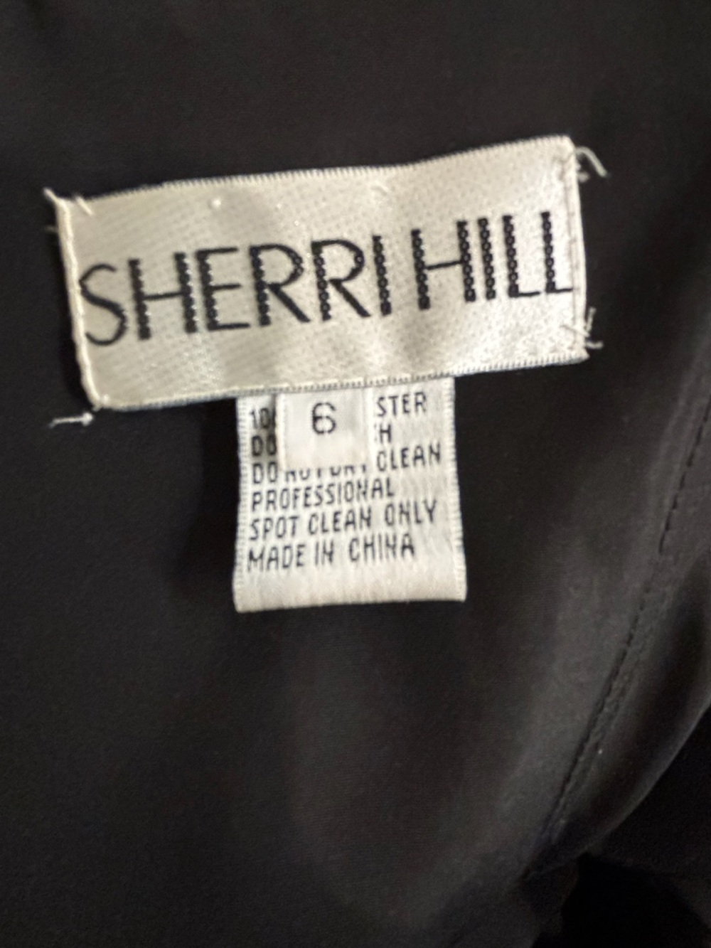 Sherri Hill Rhinestone Ball Gown in Size 6 - Picture 3 of 4
